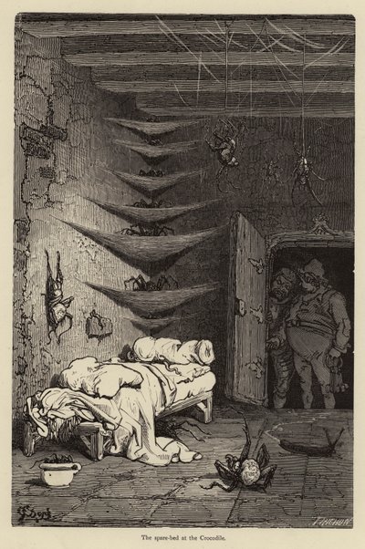 Le lit de rechange au Crocodile - Gustave after Dore